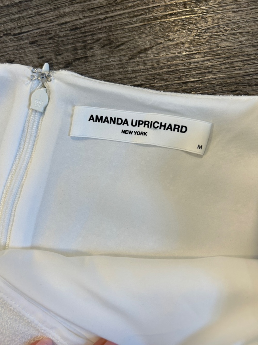 Amanda Uprichard White Fit-and-Flare Dress - Picture 3 of 10
